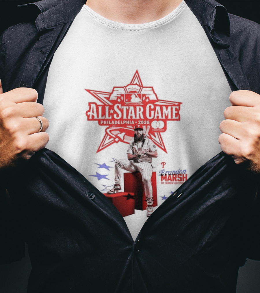Brandon Marsh Philadelphia Phillies 2026 MLB All Star Game T-Shirt