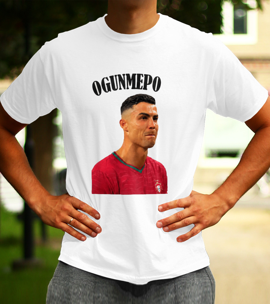 Cristiano Ronaldo Ogunmepon Portugal Soccer Star T-Shirt