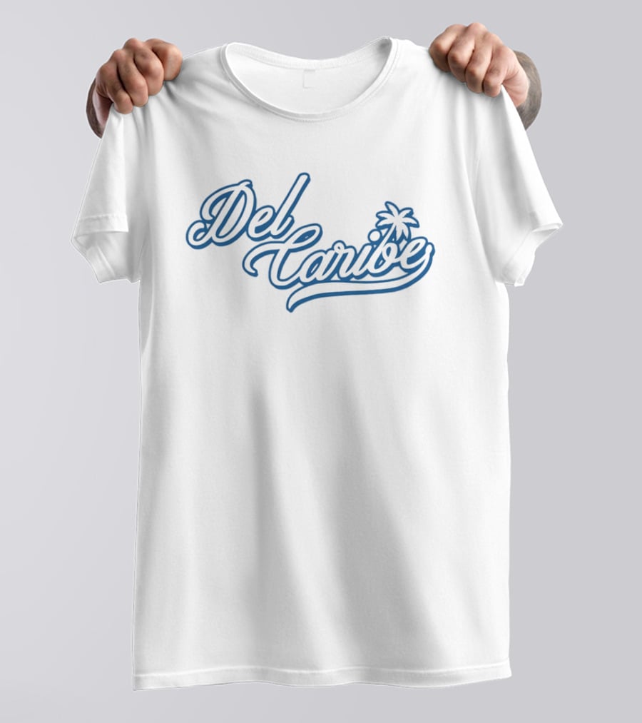 Del Caribe Caribbean Tropical Island Palm Tree T-Shirt