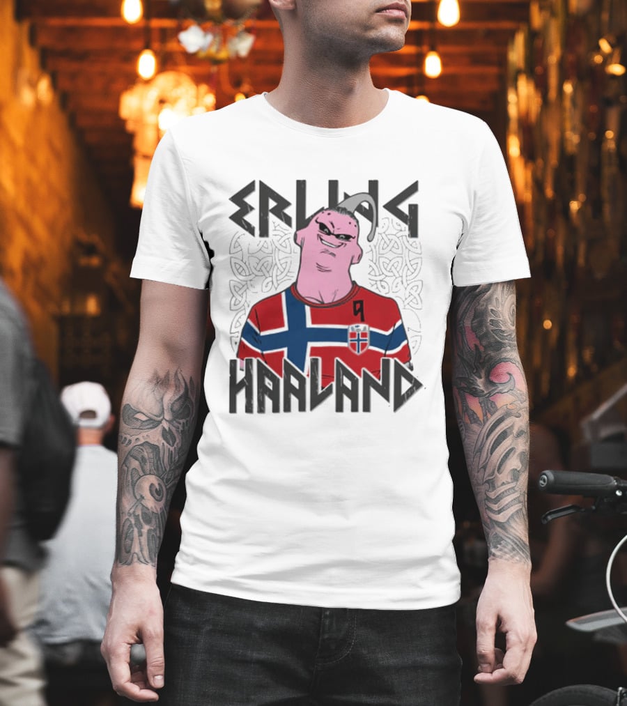 Erling Haaland Buu Norway Football Fusion T-Shirt
