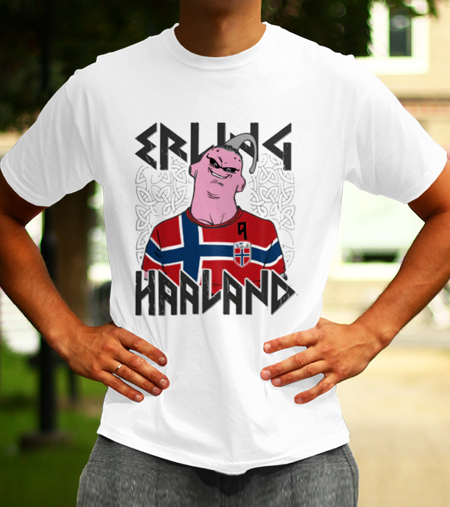 Erling Haaland Buu Norway Football Fusion T-Shirt
