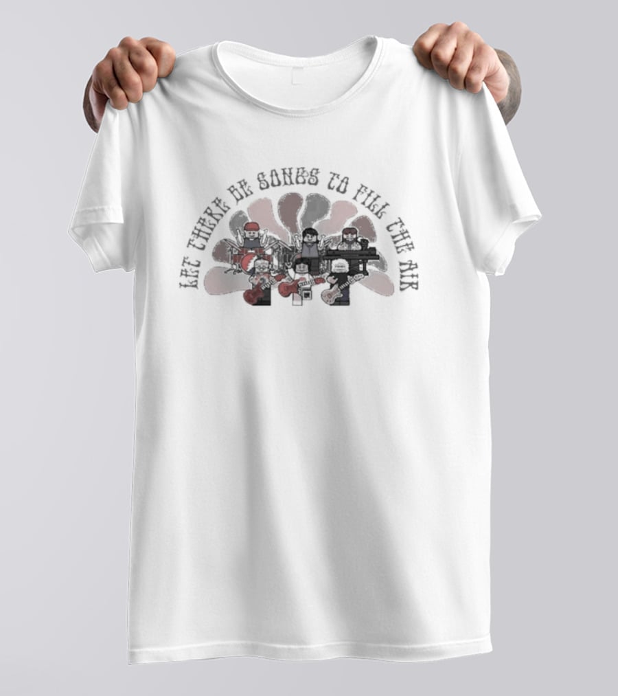 Let There Be Songs To Fill The Air Ripple Grateful Deadheads Lego Band T-Shirt