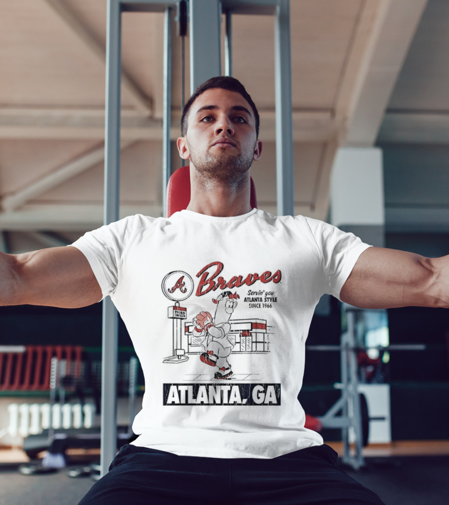 Braves Servin' You Atlanta Since 1966 Baseball Atlanta GA T-Shirt