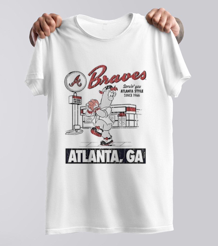 Braves Servin' You Atlanta Since 1966 Baseball Atlanta GA T-Shirt