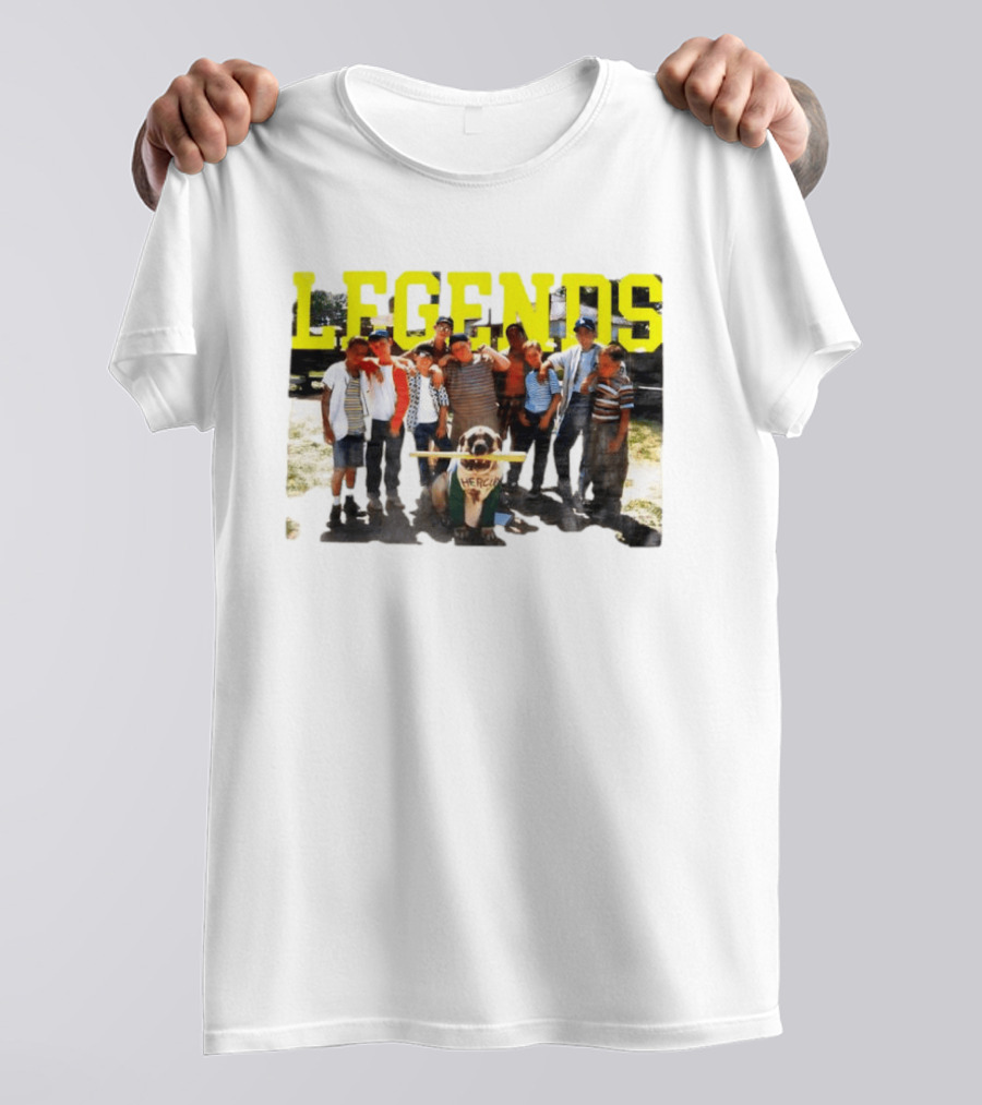 The Sandlot Legends With Hercules The Dog Movie Characters T-Shirt