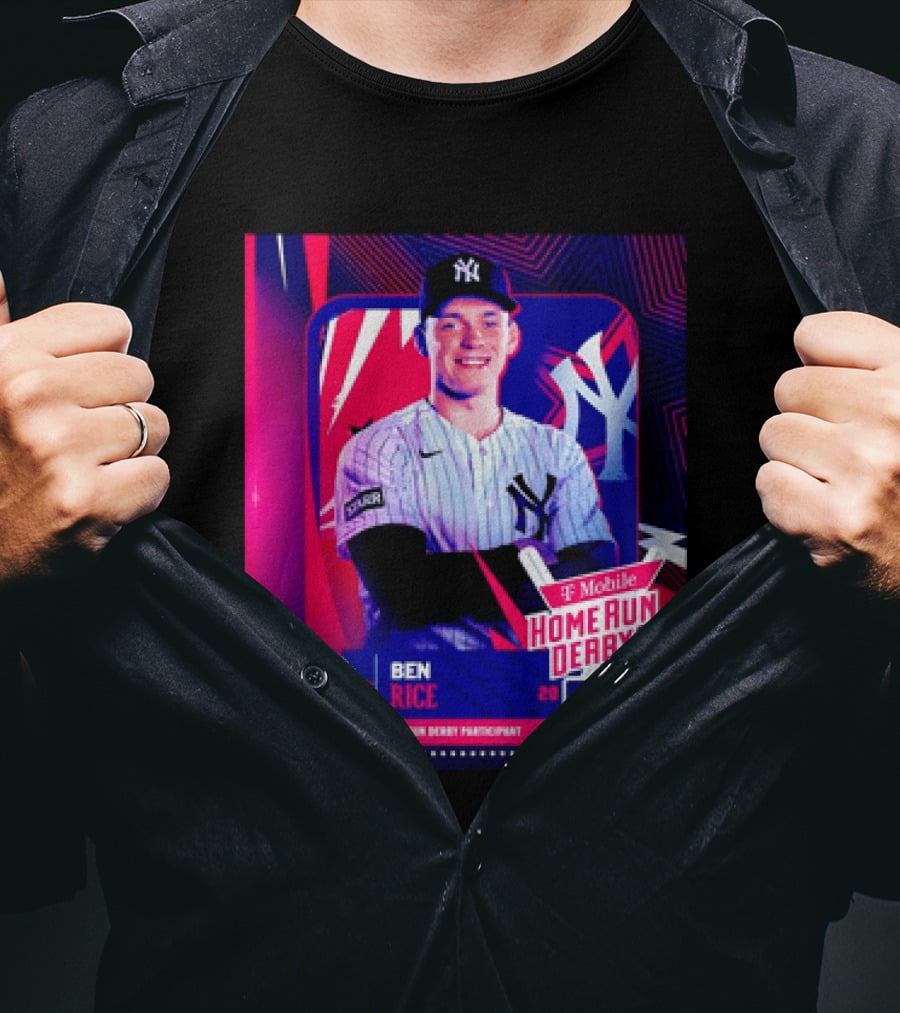 Ben Rice NY Yankees 2026 Mobile Home Run Derby Participant T-Shirt