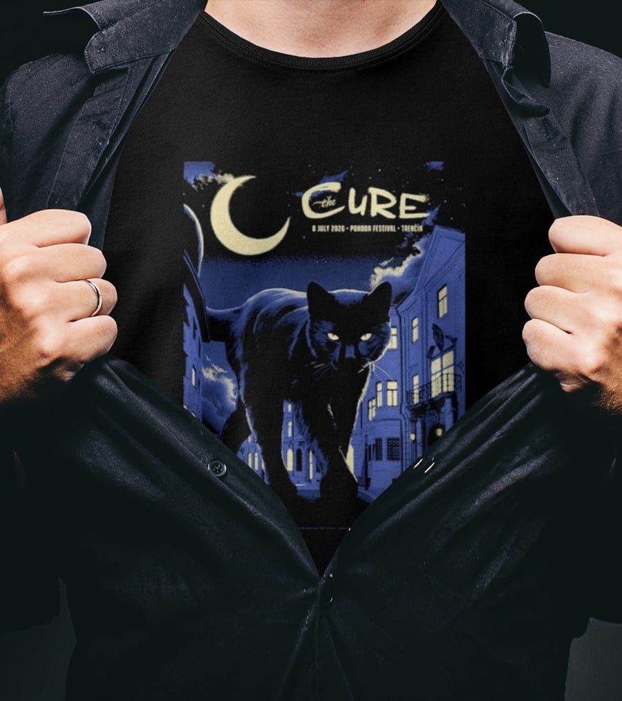 The Cure Cat Moon Trencin Pohoda Festival July 8 2026 T-Shirt
