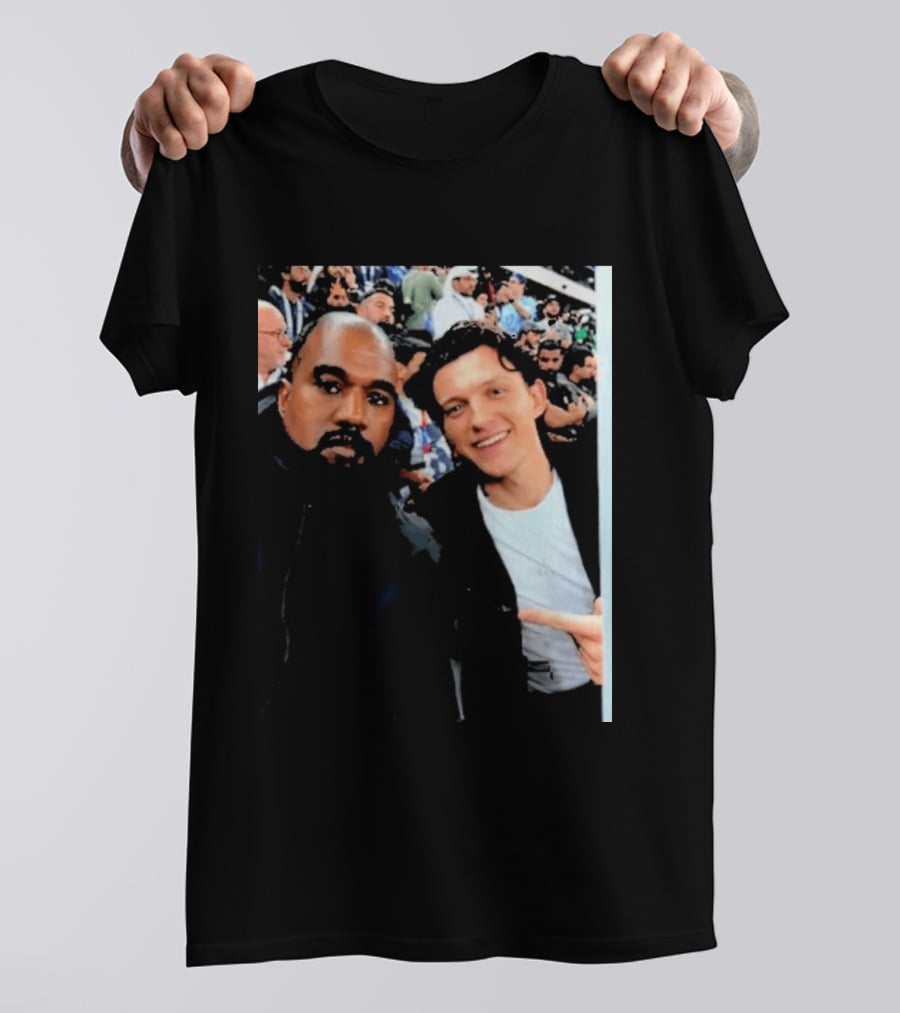 Kanye West And Tom Holland Iconic Celebrity Selfie At Event T-Shirt