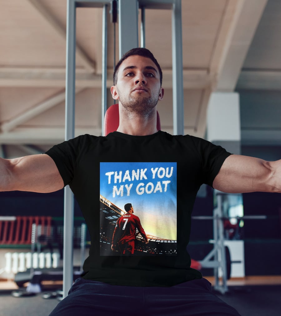 Thank You My Goat Cristiano Ronaldo 7 Portugal National Team T-Shirt