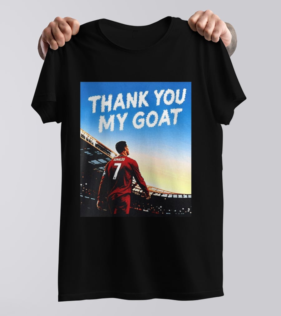 Thank You My Goat Cristiano Ronaldo 7 Portugal National Team T-Shirt
