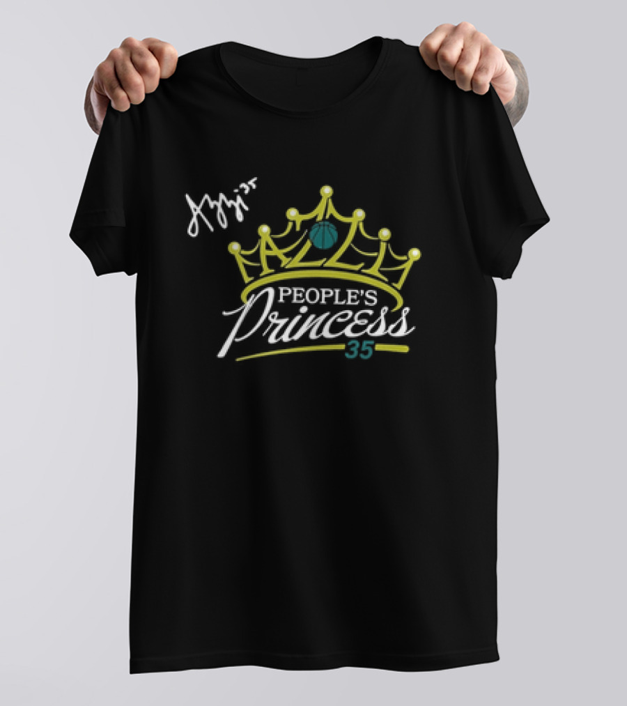 Dallas Wings Azzi Fudd People's Princess 35 Basketball T-Shirt