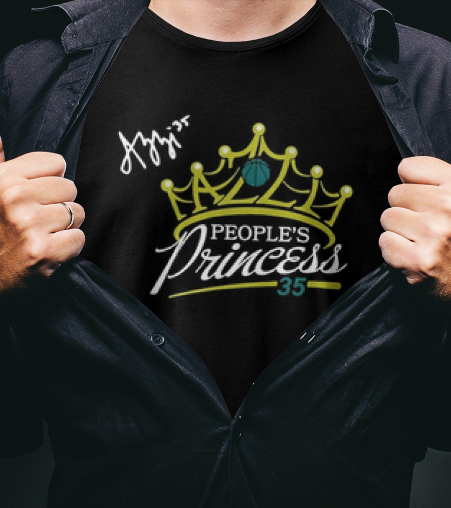 Dallas Wings Azzi Fudd People's Princess 35 Basketball T-Shirt