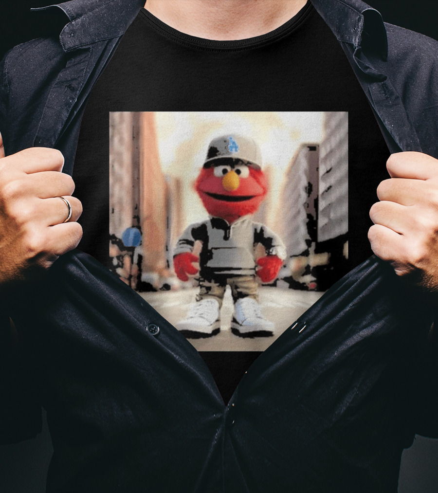 Sesame Street Elmo Streetwear New York Yankees T-Shirt