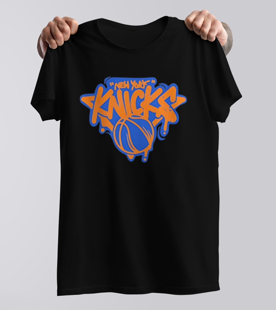 New York Knicks Streetwear Graffiti Basketball T-Shirt