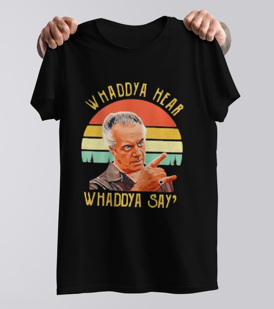 The Sopranos Paulie Walnuts Whaddya Hear Whaddya Say T-Shirt