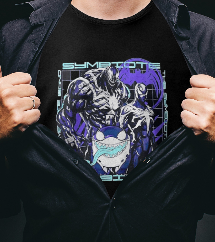 Symbiote Bond Venom Spider Man Villain Heroes Streetwear T-Shirt