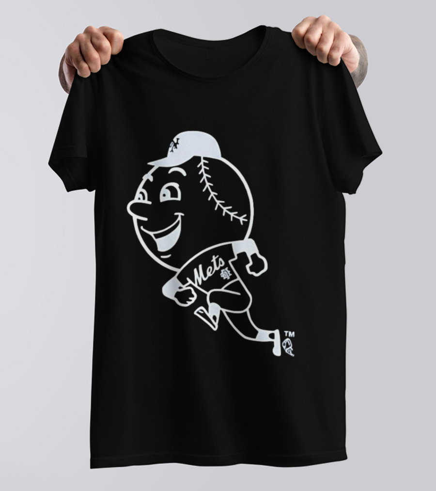 Mets Mr. Met Running Baseball T-Shirt
