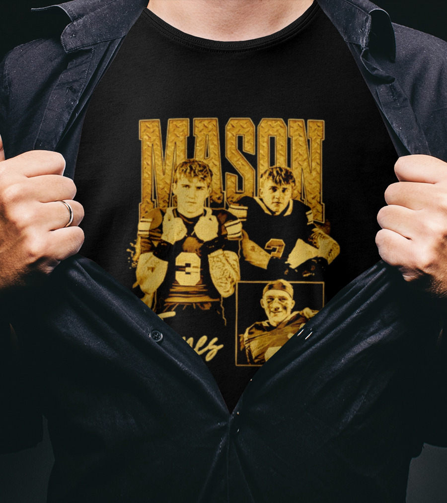 Mason Jones Football Athlete Sports Number 3 Enthusiast Collection T-Shirt