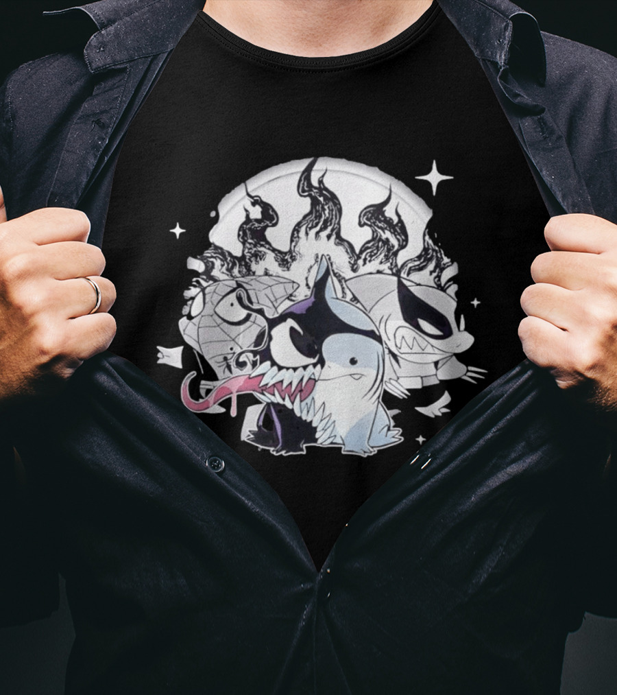 Venomous Spider Shark Wolverine Fusion With Symbiote T-Shirt