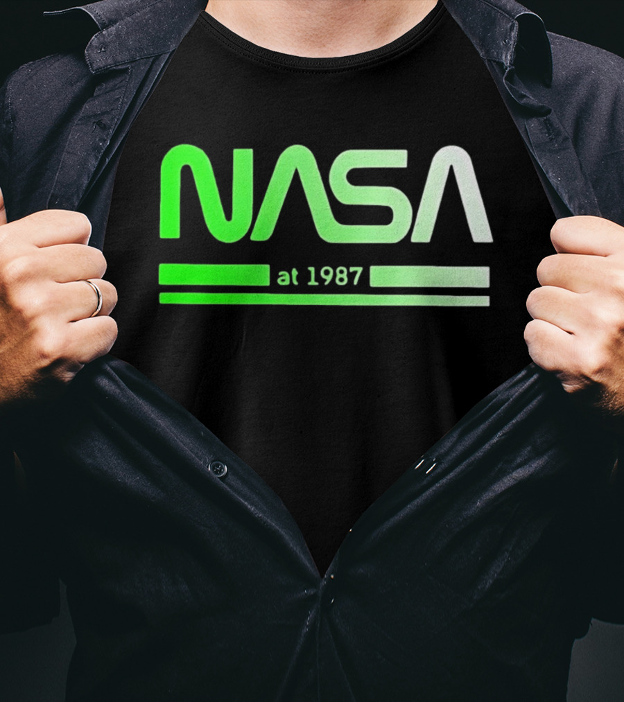 NASA Neon Green 1987 T-Shirt