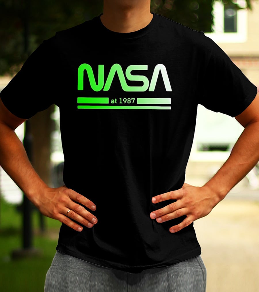 NASA Neon Green 1987 T-Shirt