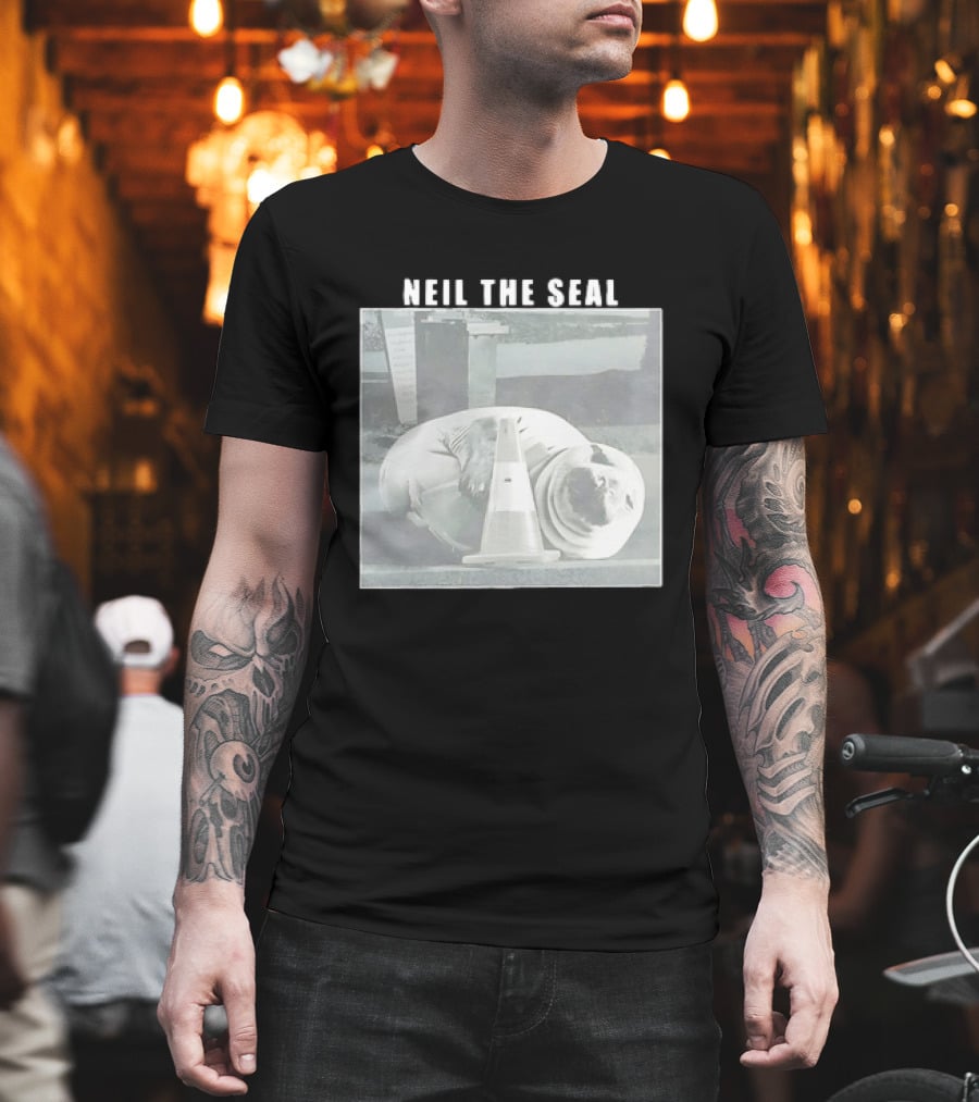 Neil The Seal With Traffic Cone Become Ungovernable T-Shirt