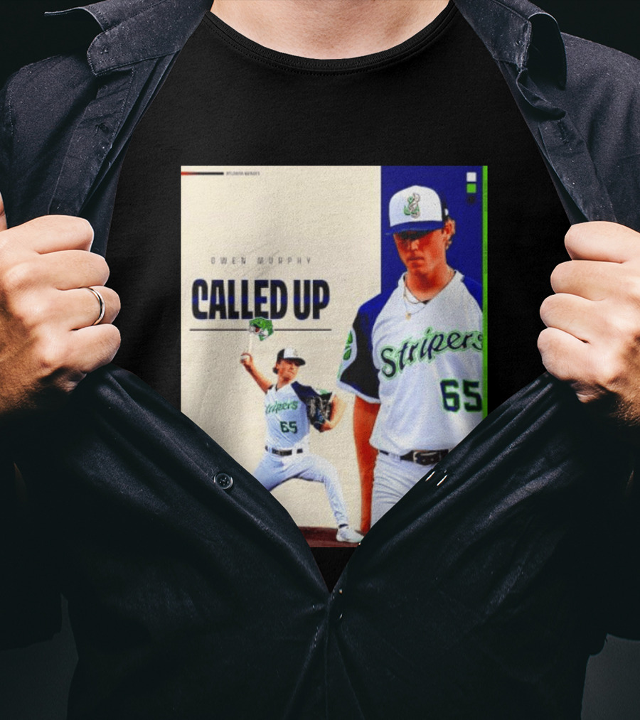 Owen Murphy Called Up Stripers 65 Player Announcement T-Shirt