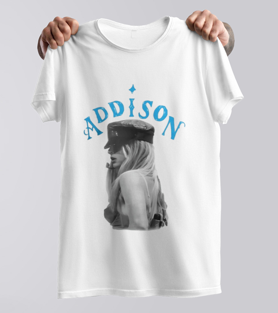 Addison Rae I Got It Bad Black Hat Blue T-Shirt