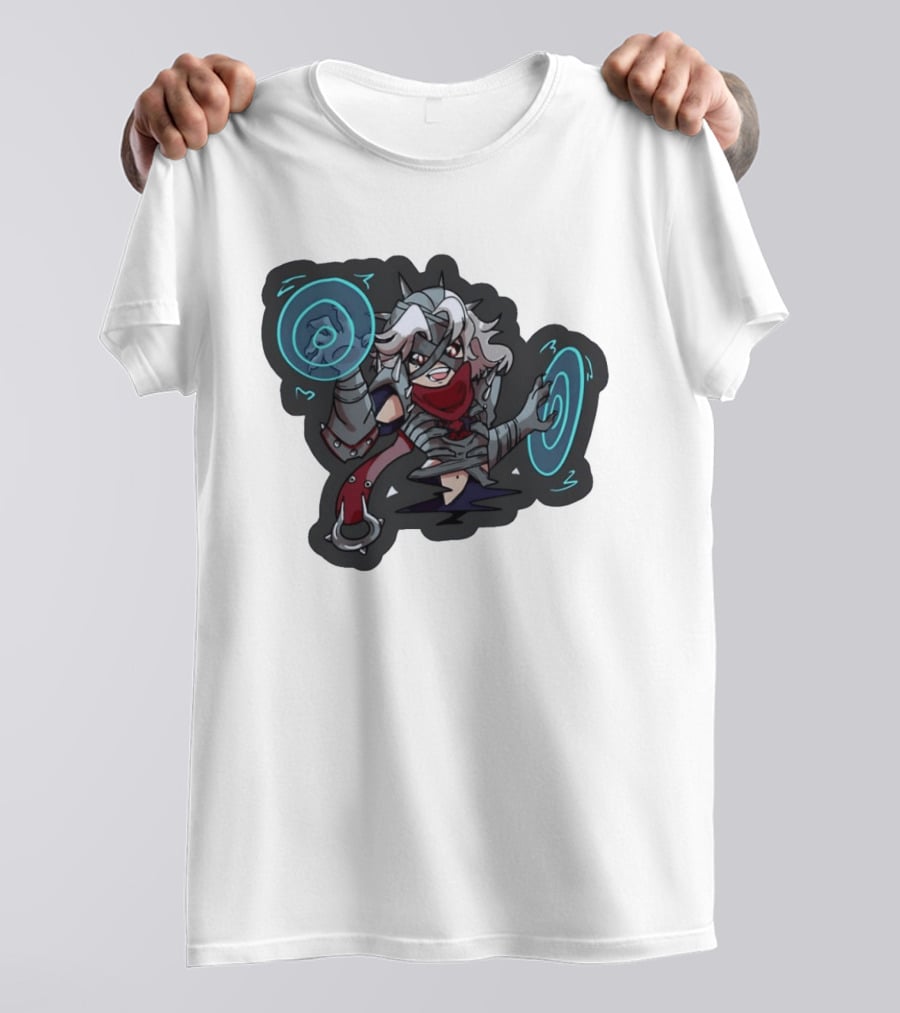 Chibi Warrior Anime Magic Casting Enchanted Spells Gaming Adventure T-Shirt