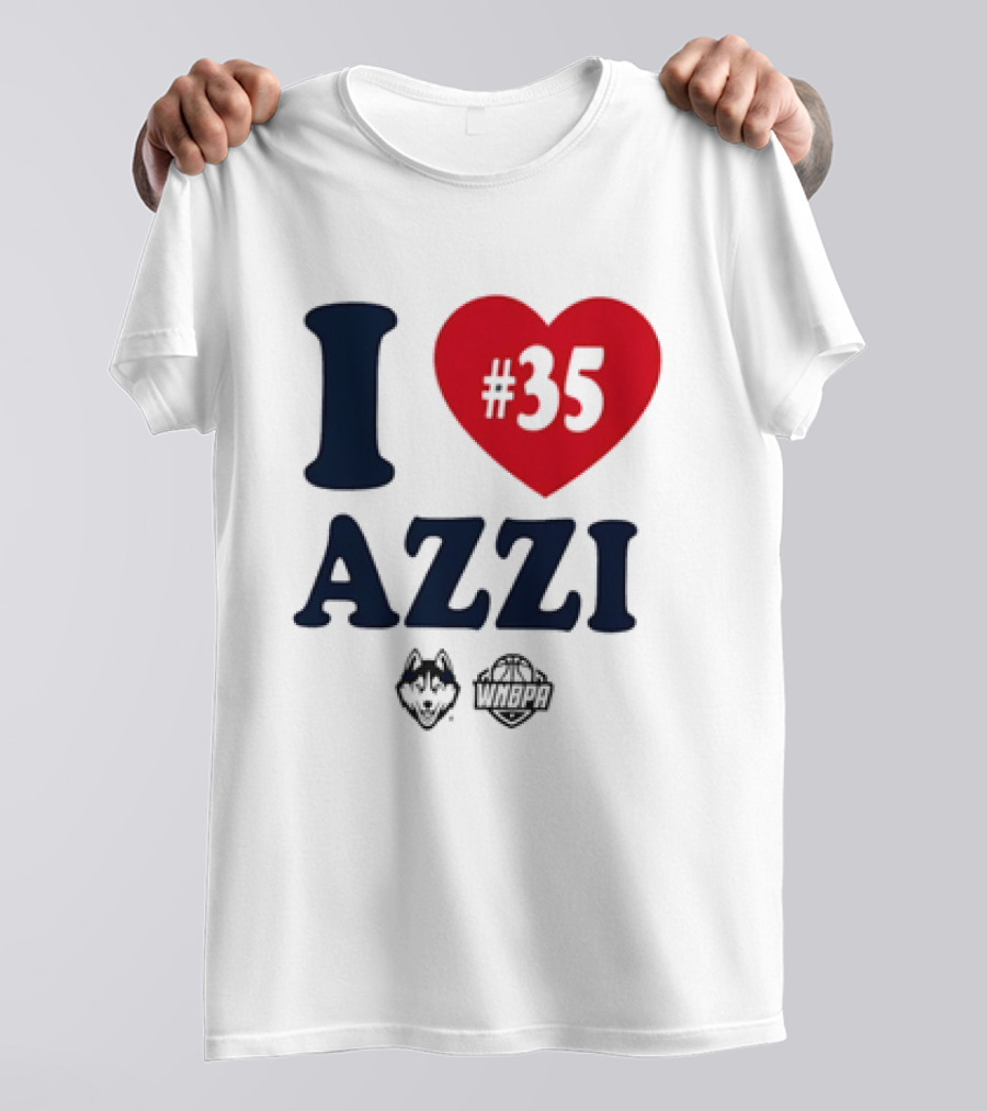 Dallas Wings Basketball I Love Azzi Fudd Number 35 T-Shirt