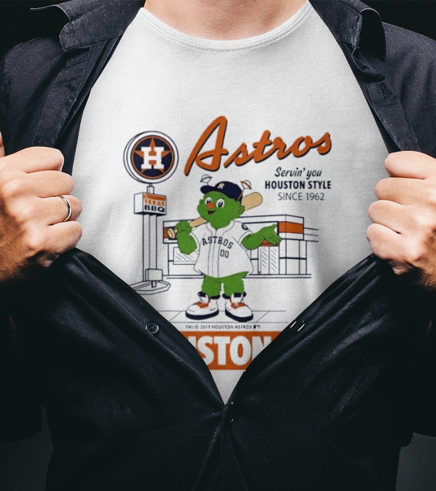 Astros © 2017 Servin' You Houston Style Since 1962 Houston TX T-Shirt