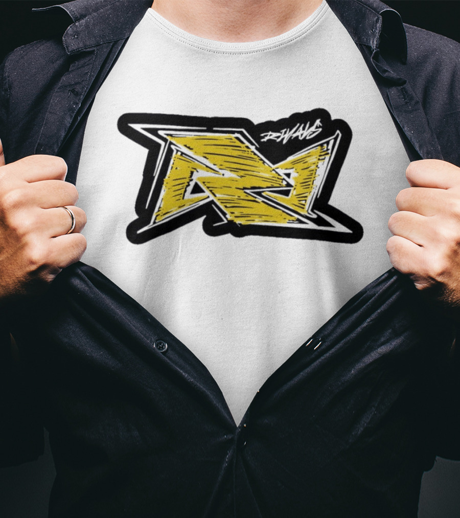 Rivals Scribble Yellow Black Riot Green Graffiti T-Shirt