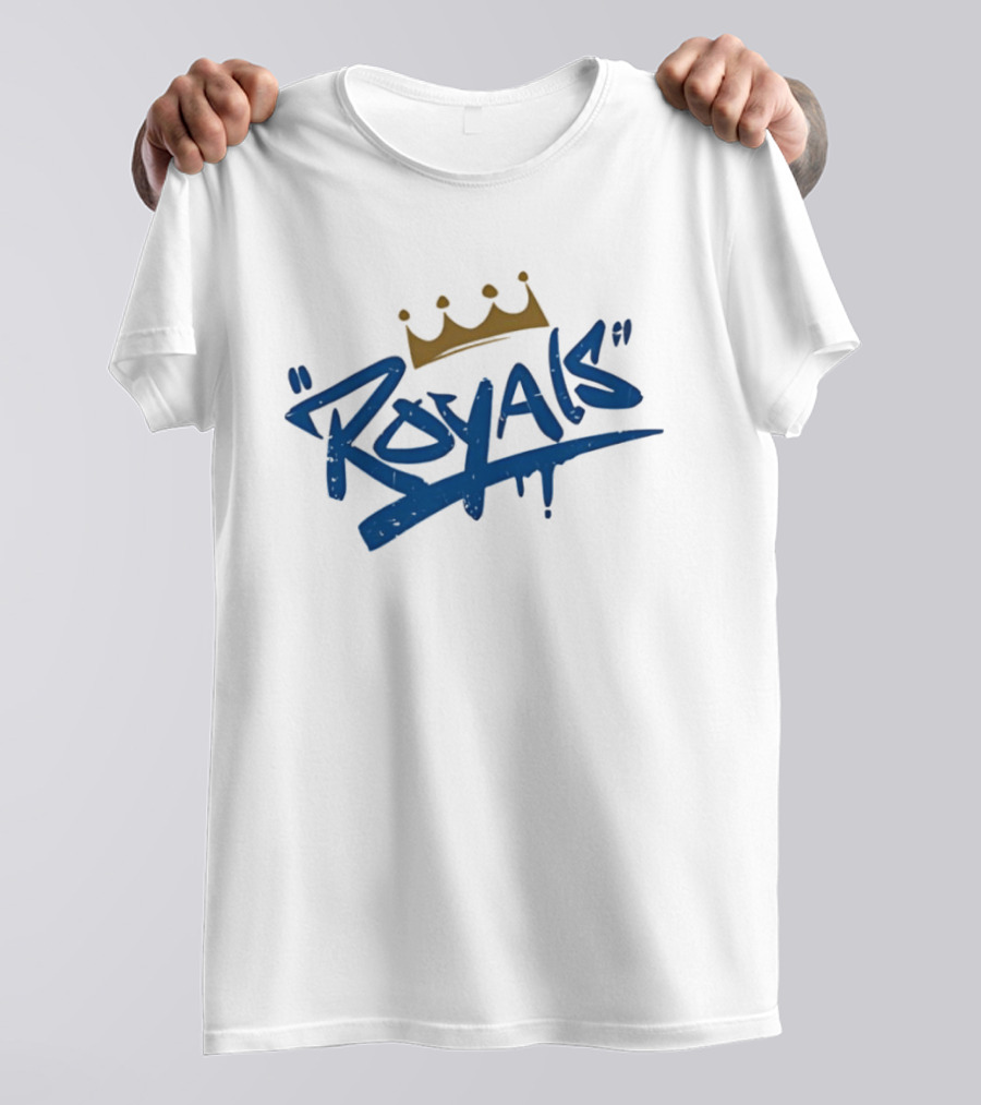 Royals Graffiti Style Crown T-Shirt