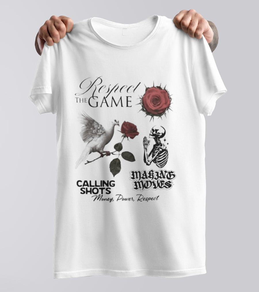 Respect The Game Calling Shots Always Power Thrasher House T-Shirt