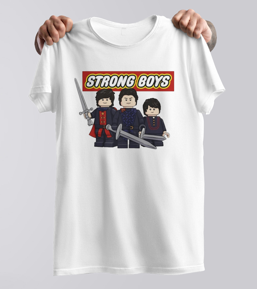 Strong Boys Lego Characters House Of The Dragon Fantasy Figures T-Shirt