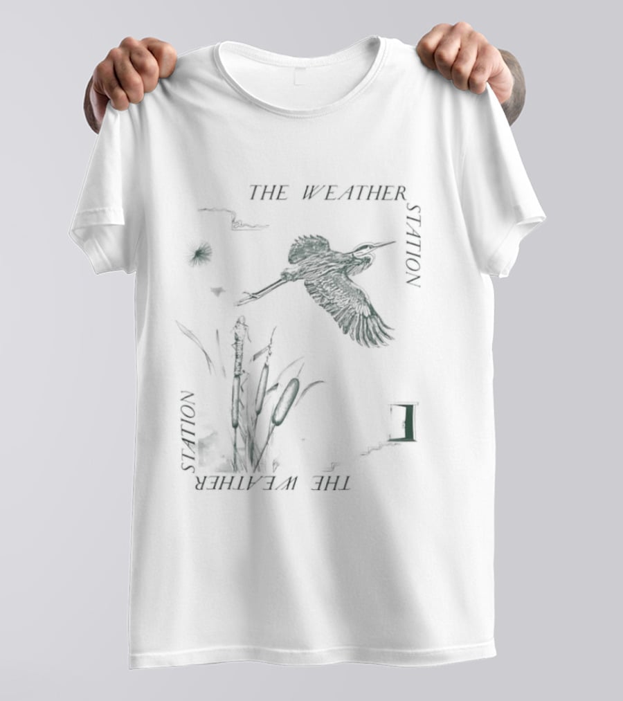 The Weather Station Heron Wild Peppler Hill T-Shirt