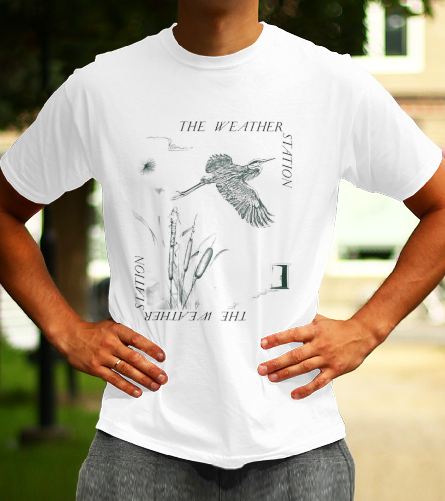 The Weather Station Heron Wild Peppler Hill T-Shirt
