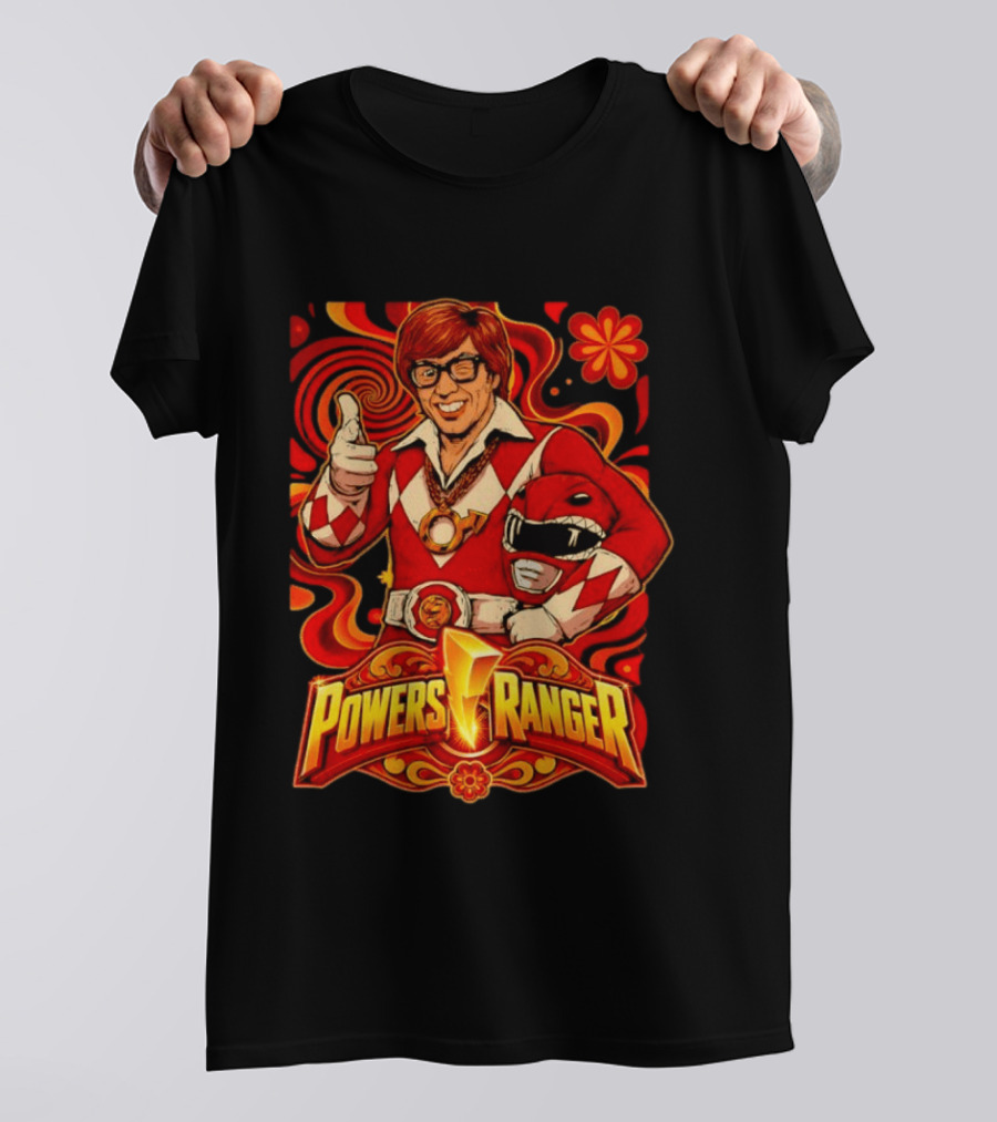 Powers Ranger Austin Powers Power Rangers T-Shirt