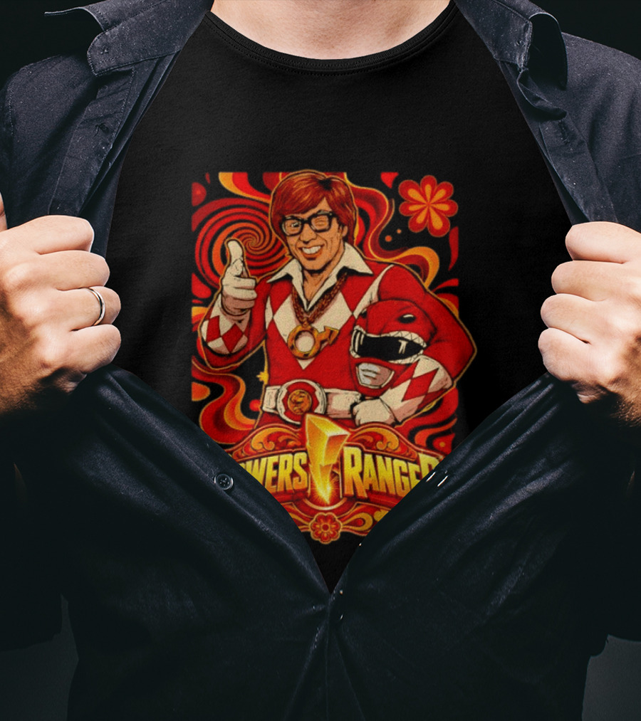 Powers Ranger Austin Powers Power Rangers T-Shirt