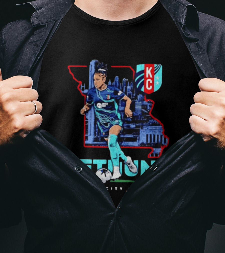 Croix Bethune Kansas City Current NWSL KC State T-Shirt