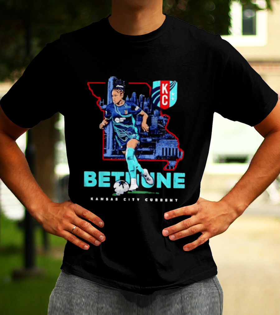 Croix Bethune Kansas City Current NWSL KC State T-Shirt