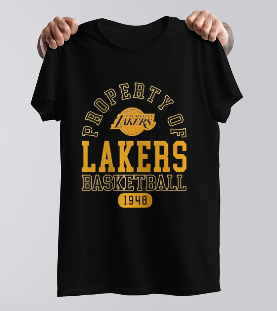 Property Of Los Angeles Lakers Basketball 1948 T-Shirt