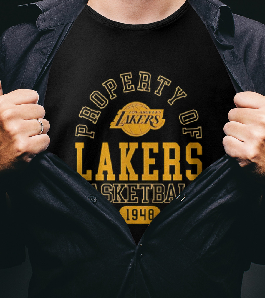 Property Of Los Angeles Lakers Basketball 1948 T-Shirt
