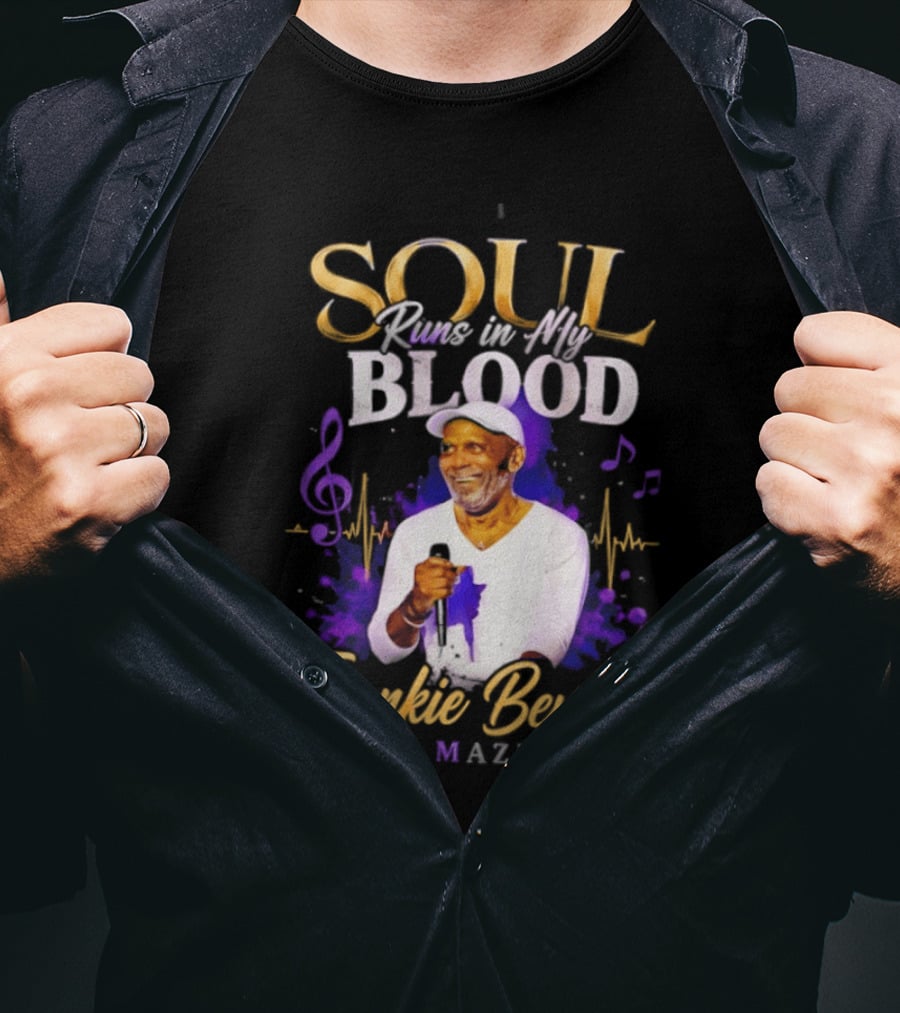 Frankie Beverly & Maze Soul Runs In My Blood Music Legend T-Shirt