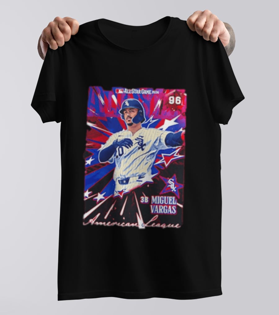 MLB All Star Game 2026 Miguel Vargas Chicago White Sox 3B American League 96 T-Shirt