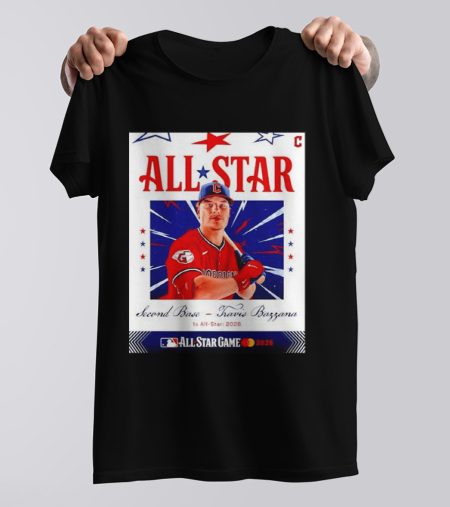 Travis Bazzana 2026 MLB All Star Game Second Base Player Card T-Shirt