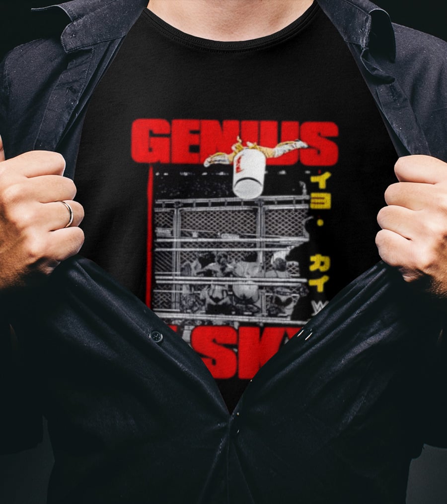Genius Of The Sky Iyo Sky WWE Trash Can Flip T-Shirt