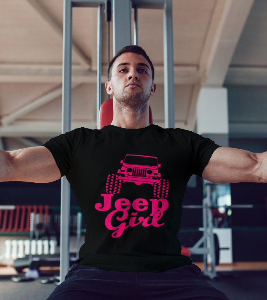Jeep Girl Off Road Adventure Enthusiast Tire Tread T-Shirt