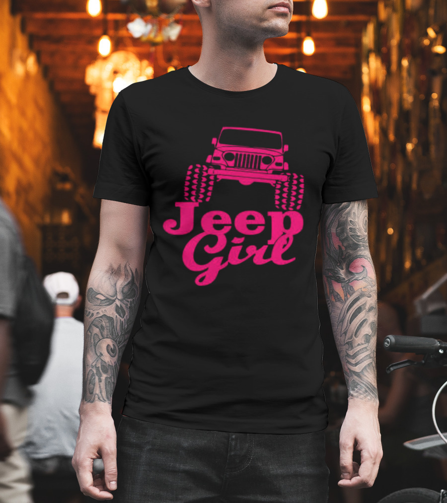 Jeep Girl Off Road Adventure Enthusiast Tire Tread T-Shirt