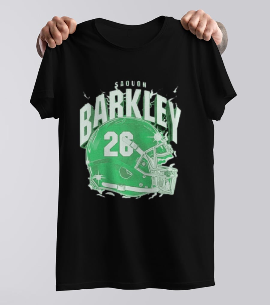 Saquon Barkley 26 Football Helmet T-Shirt